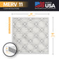 BNX TruFilter 12x12x1 MERV 11 Air Filter 6 Pack - MADE IN USA - Electrostatic Pleated Air Conditioner HVAC AC Furnace Filters - Removes Dust, Mold, Pollen, Lint, Pet Dander, Smoke, Smog