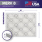 BNX TruFilter 16x20x1 MERV 8 Pleated Air Filter – Made in USA (6-Pack)