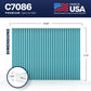 BNX TruFilter C7086 Cabin Air Filter, HEPA 99.97%, MADE IN USA, Compatible With Select Nissan Rogue, Rogue Sport