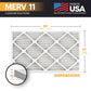 BNX TruFilter 12x20x1 MERV 11 Air Filter 6 Pack - MADE IN USA - Electrostatic Pleated Air Conditioner HVAC AC Furnace Filters - Removes Dust, Mold, Pollen, Lint, Pet Dander, Smoke, Smog