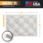 BNX TruFilter 14x20x1 MERV 11 Air Filter 6 Pack - MADE IN USA - Electrostatic Pleated Air Conditioner HVAC AC Furnace Filters - Removes Dust, Mold, Pollen, Lint, Pet Dander, Smoke, Smog