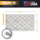 BNX TruFilter 14x24x1 MERV 11 Air Filter 6 Pack - MADE IN USA - Electrostatic Pleated Air Conditioner HVAC AC Furnace Filters - Removes Dust, Mold, Pollen, Lint, Pet Dander, Smoke, Smog
