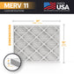 BNX TruFilter 16x20x1 Air Filter MERV 11 (12-Pack) - MADE IN USA - Allergen Defense Electrostatic Pleated Air Conditioner HVAC AC Furnace Filters for Allergies, Dust, Pet, Smoke, Allergy MPR 1200 FPR 7