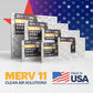 BNX 20x25x1 MERV 11 Air Filter 5 Pack - MADE IN USA - Electrostatic Pleated Air Conditioner HVAC AC Furnace Filters - Removes Dust, Mold, Pollen, Lint, Pet Dander, Smoke, Smog