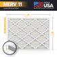 BNX TruFilter 18x24x1 Air Filter MERV 11 (6-Pack) - MADE IN USA - Allergen Defense Electrostatic Pleated Air Conditioner HVAC AC Furnace Filters for Allergies, Dust, Pet, Smoke, Allergy MPR 1200 FPR 7
