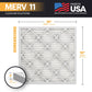 BNX 20x20x1 MERV 11 Air Filter 5 Pack - MADE IN USA - Electrostatic Pleated Air Conditioner HVAC AC Furnace Filters - Removes Dust, Mold, Pollen, Lint, Pet Dander, Smoke, Smog