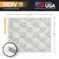 BNX TruFilter 20x25x1 Air Filter MERV 11 (12-Pack) - MADE IN USA - Allergen Defense Electrostatic Pleated Air Conditioner HVAC AC Furnace Filters for Allergies, Dust, Pet, Smoke, Allergy MPR 1200 FPR 7