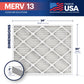 BNX TruFilter 20x24x2 MERV 13 Pleated Air Filter – Made in USA (4-Pack