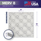 BNX TruFilter 16x16x1 MERV 8 Pleated Air Filter – Made in USA (6-Pack)
