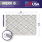 BNX TruFilter 16x24x1 MERV 8 Pleated Air Filter – Made in USA (6-Pack)