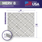 BNX TruFilter 20x22x1 MERV 8 Pleated Air Filter – Made in USA (6-Pack)