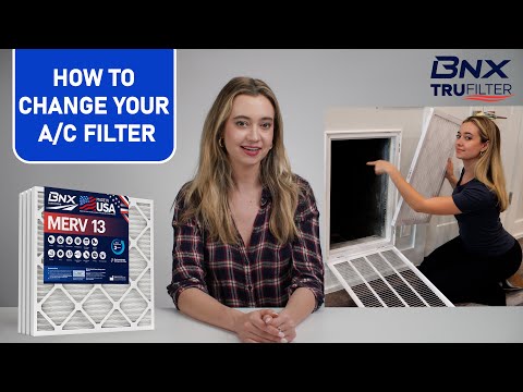 BNX TruFilter 16x25x1 Air Filter MERV 13 - MADE IN USA - Electrostatic Pleated Air Conditioner HVAC AC Furnace Filters For Allergies, Pollen, Mold