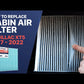 BNX TruFilter C7091 Cabin Air Filter, HEPA 99.97%, MADE IN USA, Compatible With Select Chevrolet: Silverado, Impala, Cruze, Malibu, Traverse, GMC: Sierra, Yukon, Terrain, Buick: Enclave, LaCrosse