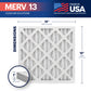 BNX 12x12x1 MERV 13 Pleated Air Filter – Made in USA (6-Pack)